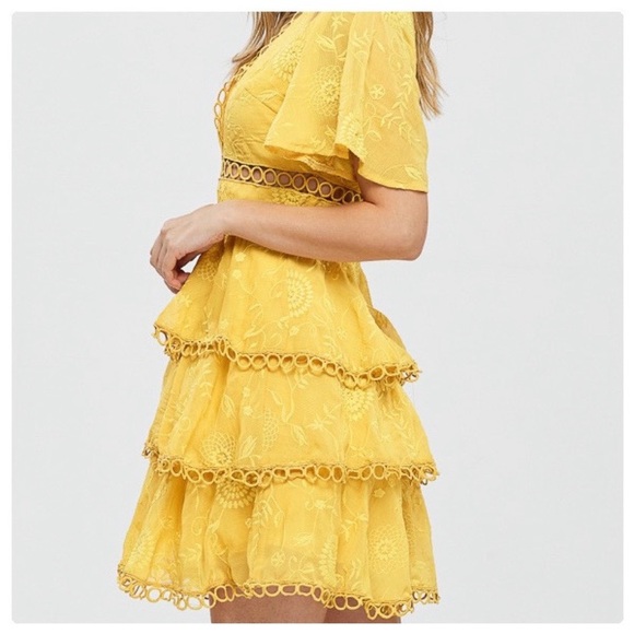 *ON BACK ORDER* Marianne Layered Ruffle Mini Dress - Picture 4 of 8
